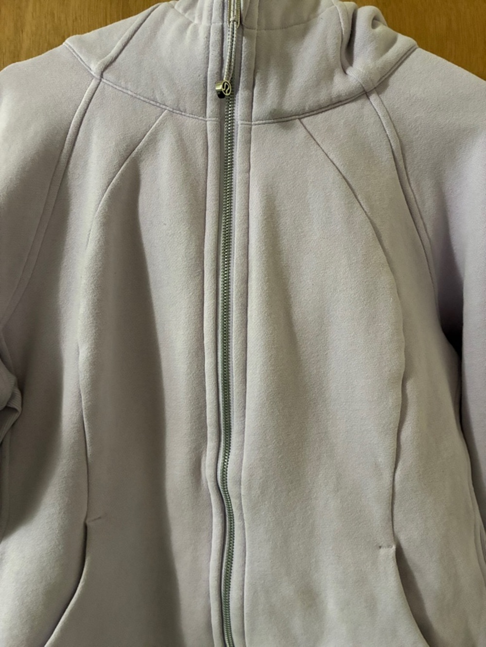 lululemon athletica Light Lavender scuba Hoodie fleece Sweatshirt - Picture 5 of 6